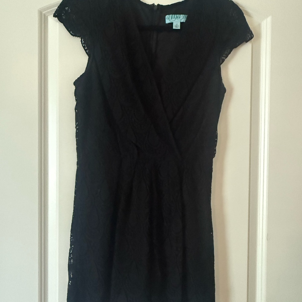 Black lace romper